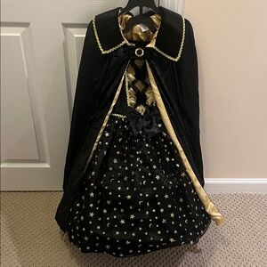 Beautiful Witch costume/dress with cape and hat